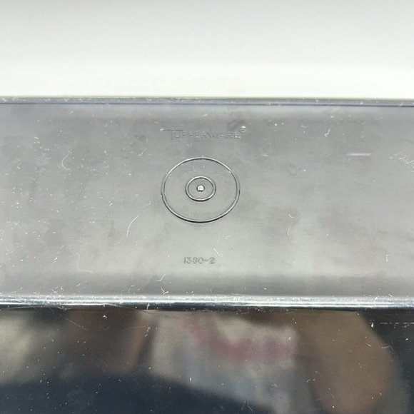 Tupperware Get Together Buffet Set Tray Servers Smoky Black Gray Lot Of 2 - Picture 5 of 11